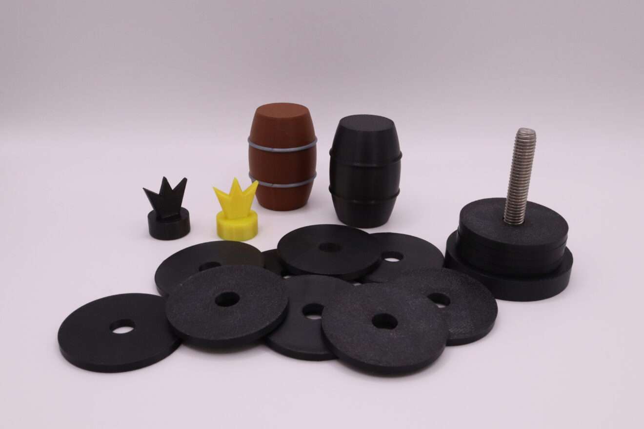 R-Satz Shop Schocken Set – Partyspiel Mit Schockfuß, Stab Und Scheiben – Für 2–8 Spieler – Made In Germany